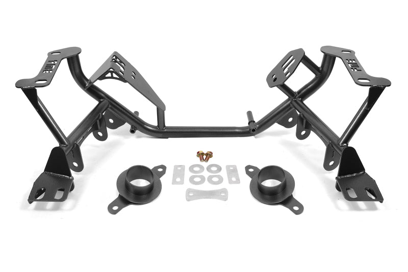 BMR 79-95 Ford Mustang K-Member Standard Version w/Spring Perches - Black Hammertone BMR Suspension Crossmembers