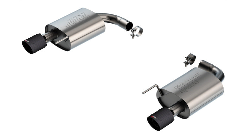 Borla 2024 Ford Mustang GT 5.0L V8 w/o Active Exhaust S-Type Axle-Back Exhaust System - Carbon Fiber Borla Axle Back