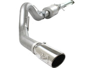 aFe Atlas Exhaust 4in Aluminized Cat-Back w/ 304 SS Polished Tip 11-13 Ford F-150 EcoBoost V6 3.5L aFe Catback