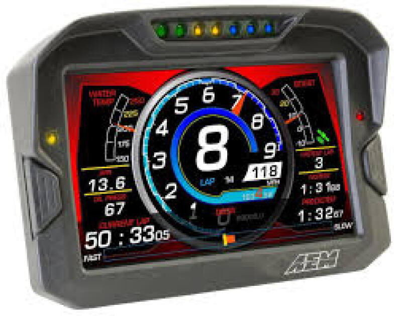 AEM CD-7 Logging Race Dash Carbon Fiber Digital Display (CAN Input Only) AEM Gauges