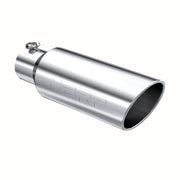 MBRP Universal Tip 6in OD Rolled End 4in Inlet 18in Length T304 MBRP Steel Tubing