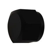 DeatschWerks 10AN Female Flare Cap - Anodized Matte Black DeatschWerks Fitting Caps