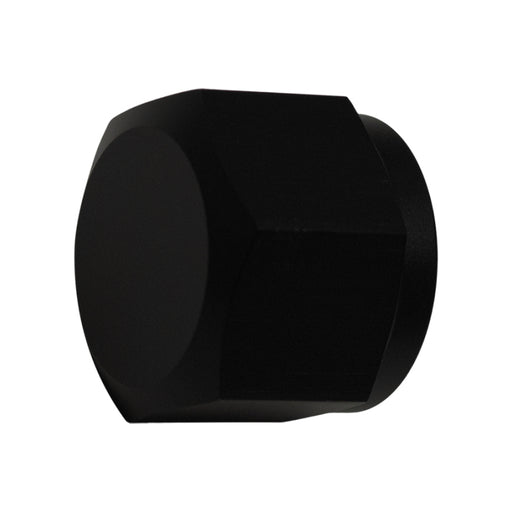 DeatschWerks 10AN Female Flare Cap - Anodized Matte Black DeatschWerks Fitting Caps