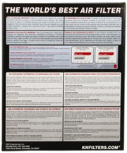 K&N 10 Ford Mustang GT 4.6L-V8 Drop In Air Filter K&N Engineering Air Filters - Drop In