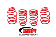 BMR 10-15 5th Gen Camaro V8 Lowering Spring Kit (Set Of 4) - Red BMR Suspension Lowering Springs