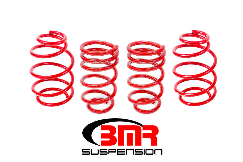 BMR 10-15 5th Gen Camaro V8 Lowering Spring Kit (Set Of 4) - Red BMR Suspension Lowering Springs