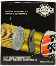 K&N 87-92 Supra Non-Turbo / 99-04 Grand Cherokee 4.0 Performance Gold Oil Filter K&N Engineering Oil Filters
