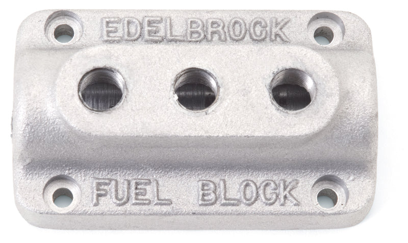 Edelbrock Fuel Block Triple As Cast Edelbrock Carburetor Rebuild Components