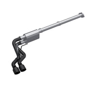 MBRP 2021 Ford F-150 2.7L EcoBoost / 3.5L EcoBoost / 5.0L 3in Cat Back Single Side Exit Black MBRP Catback
