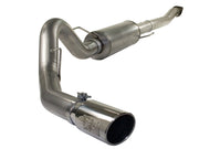 aFe MACHForce XP Exhaust Cat-Back SS-409 4in Polished Tip 11-12 Ford F-150 EcoBoost V6-3.5L (tt) aFe Catback