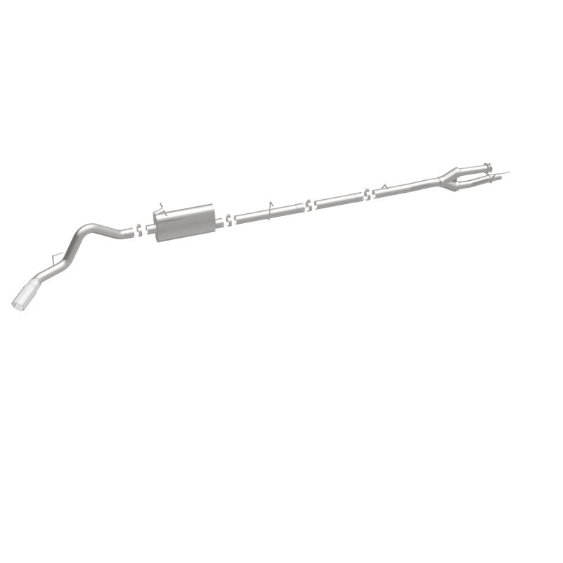 MagnaFlow Sys C/B 11-15 Ford Super Duty F250 6.2L EC CC, SS 3.5in Single Rear Pass Side Ext 5in Tip Magnaflow Catback