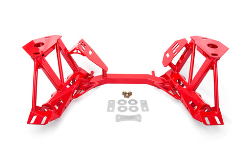 BMR 79-95 Ford Mustang K-Member Premium Version w/Spring Perches - Red BMR Suspension Crossmembers