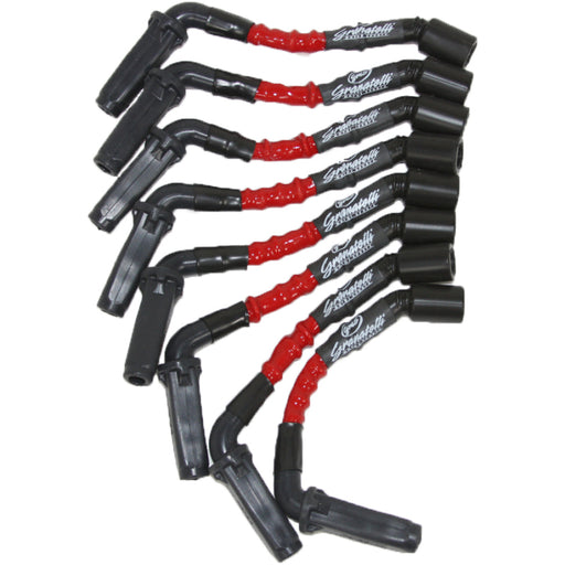 Granatelli 99-23 GM LS2/LS3/LSA/LS7/LS9 Hi-Perf Coil-Near-Plug Wire Conn Kit w/Red Jacket Granatelli Motor Sports Spark Plug Wire Sets