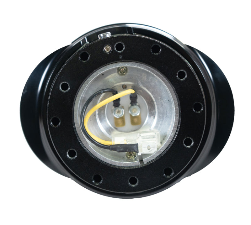 NRG Quick Release Gen 2.2 - Black Body / Shiny Black Oval Ring NRG Quick Release Adapters
