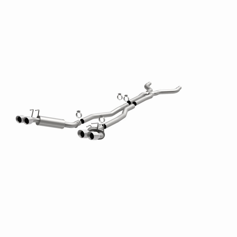 MagnaFlow 13 Chevy Camaro V8 6.2L S/C Quad Split Rear Exit Cat Back Perf Exhaust Magnaflow Catback