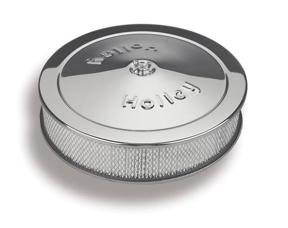 14" Chrome Round Air Cleaner 120-102 HOLLEY Autoparts