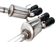 AWE Tuning 05-07 C6 Chevrolet Corvette 6.0L Touring Edition Axle-Back Exhaust w/ Diamond Black Tips AWE Tuning Axle Back