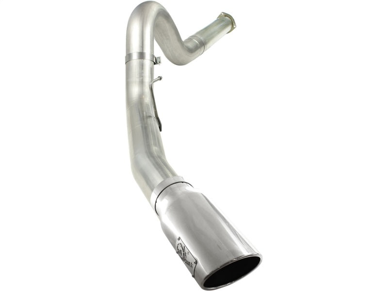 aFe MACHForce XP 5in DPF-Back Stainless Steel Exh Sys, polished tip,Ford Diesel Trucks 11-14 V8-6.7L aFe DPF Back