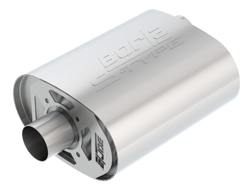 Borla CrateMuffler Ford Coyote 5.0L S-Type 2.5in Offset/Center 12inx6inx10.34in Muffler Borla Muffler