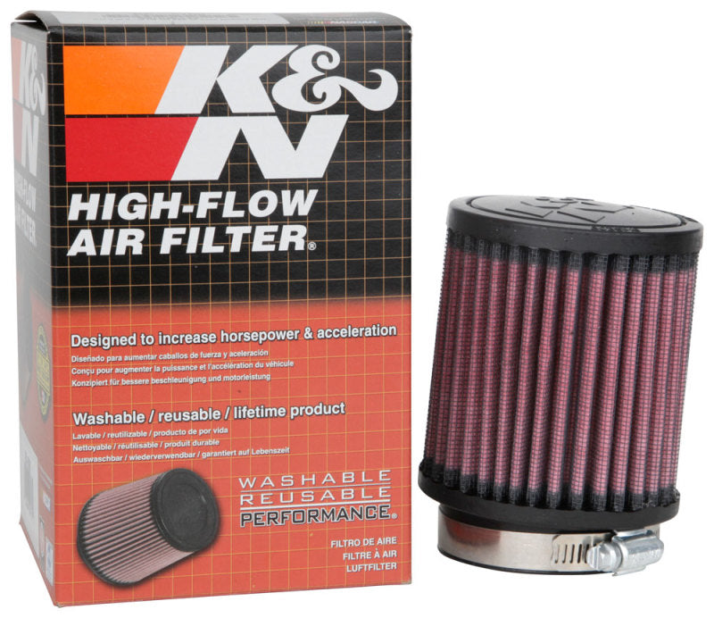 K&N Universal Rubber Filter 2.5 inch 5 Degree FLG 3.5 inch OD 4 inch Height K&N Engineering Air Filters - Universal Fit