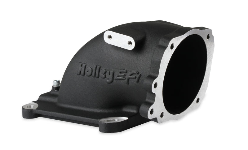EFI Throttle Body Intake Elbow-Black Finish Holley EFI Autoparts