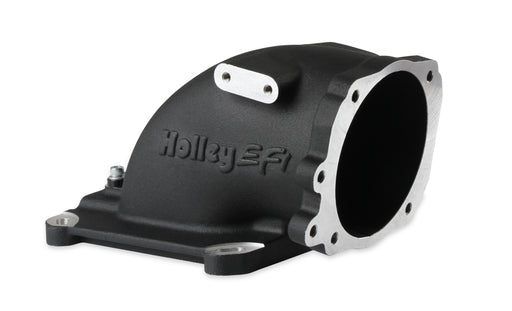 EFI Throttle Body Intake Elbow-Black Finish Holley EFI Autoparts