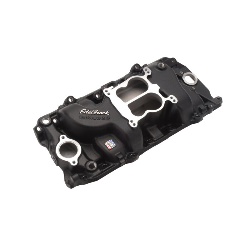Edelbrock Intake Manifold Perf BBC 2-0 Black Edelbrock Intake Manifolds