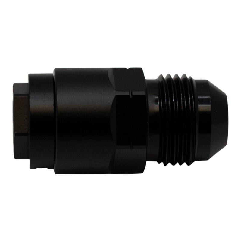 DeatschWerks 8AN Male Flare to 5/16in Female EFI Quick Connect Adapter - Anodized Matte Black DeatschWerks Fuel Components Misc