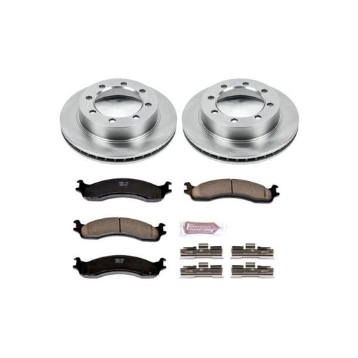 Power Stop 95-99 Ford F-250 Front Autospecialty Brake Kit PowerStop Brake Kits - OE