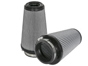 aFe Magnum FLOW Pro DRY S Replacement Air Filter (Pair) F-3.5in. / B-5in. / T-3.5in. (Inv) / H-8in. aFe Air Filters - Universal Fit