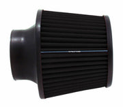 Spectre Conical Air Filter 3in. Flange ID / 6in. Base OD / 6.5in. Height - Black Spectre Air Filters - Universal Fit