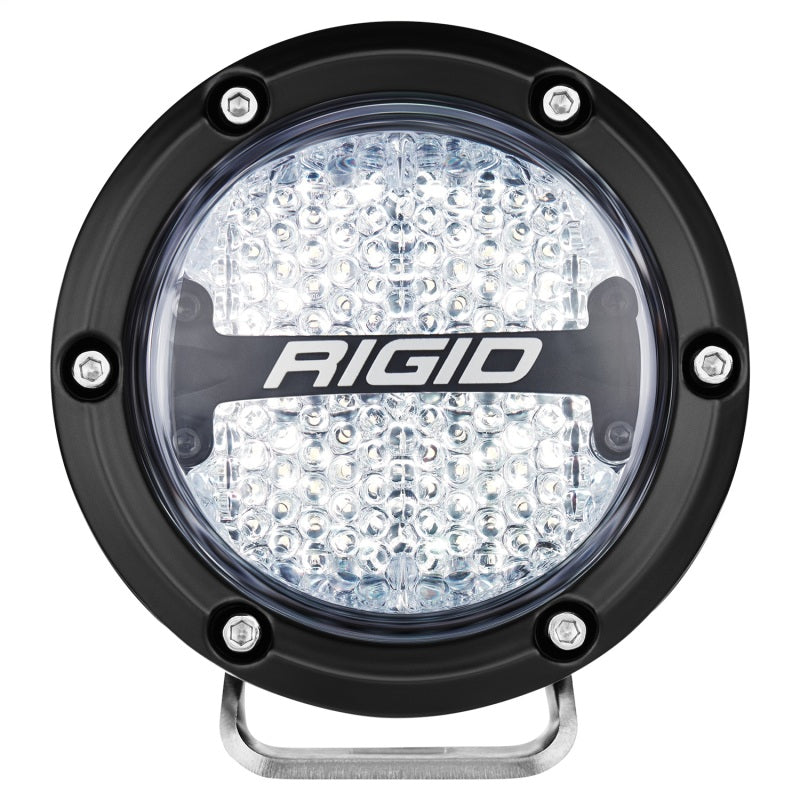 Rigid Industries 360-Series 4in LED Off-Road Diffused Beam - RGBW Backlight (Pair) Rigid Industries Light Bars & Cubes
