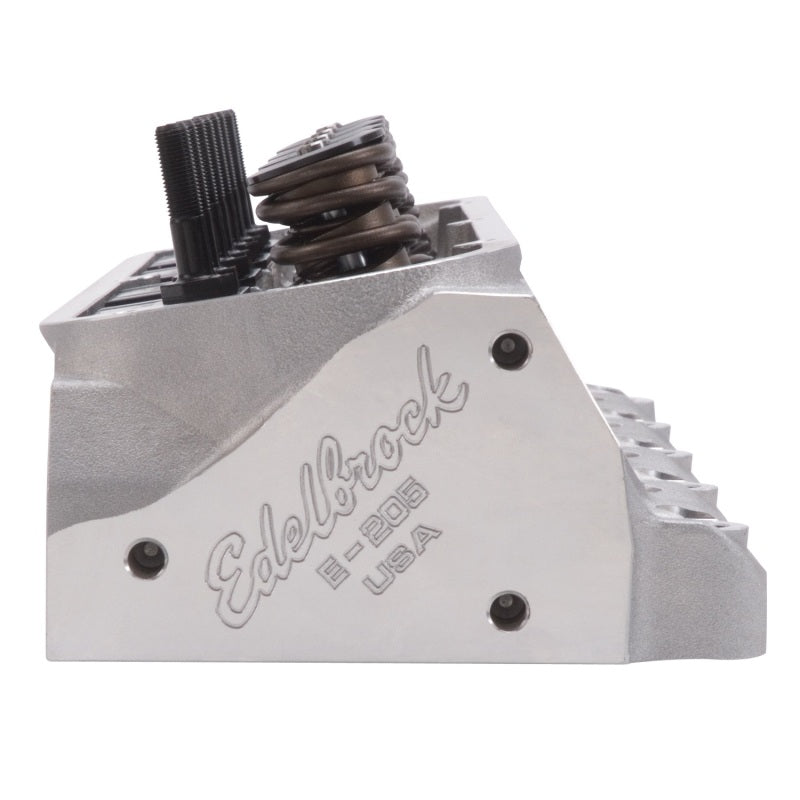 Edelbrock 1Pr SBF Cyl Head E-205 2 08 Intake Complete Assembled w/ Springs Edelbrock Heads