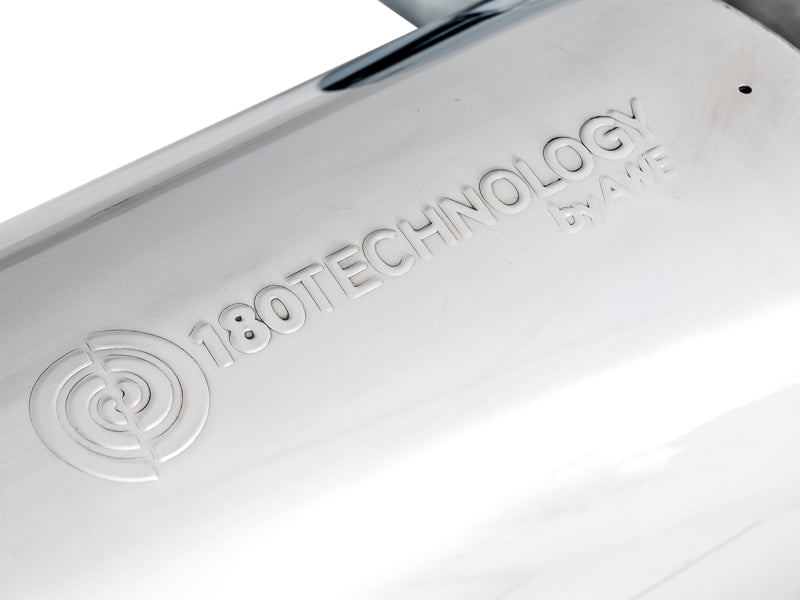 AWE Tuning 2018+ Ford Mustang GT (S550) Cat-back Exhaust - Touring Edition (Quad Chrome Silver Tips) AWE Tuning Catback