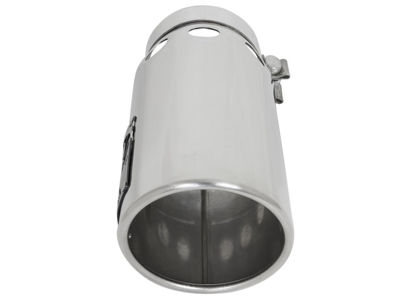 aFe Power Intercooled Tip Stainless Steel - Polished 4in In x 5in Out x 12in L Bolt-On aFe Catback