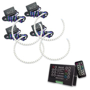 Oracle Ford F250/350 11-16 Halo Kit (Round Ring Design) - ColorSHIFT w/ 2.0 Controller ORACLE Lighting Headlights