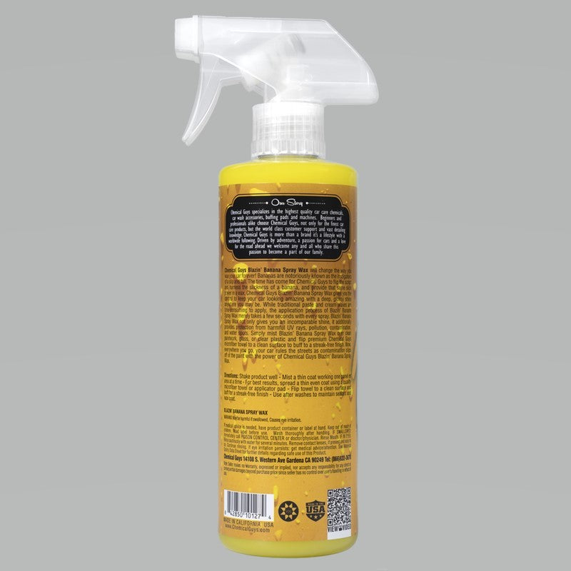 Chemical Guys Blazin Banana Carnauba Spray Wax - 16oz Chemical Guys Car Waxes