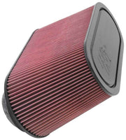 K&N Custom Racing Unique Oval Tapered Filter 17.313in OL B/7.75in OW B/14.625inOL T/6.125inOW T/9in K&N Engineering Air Intake Components