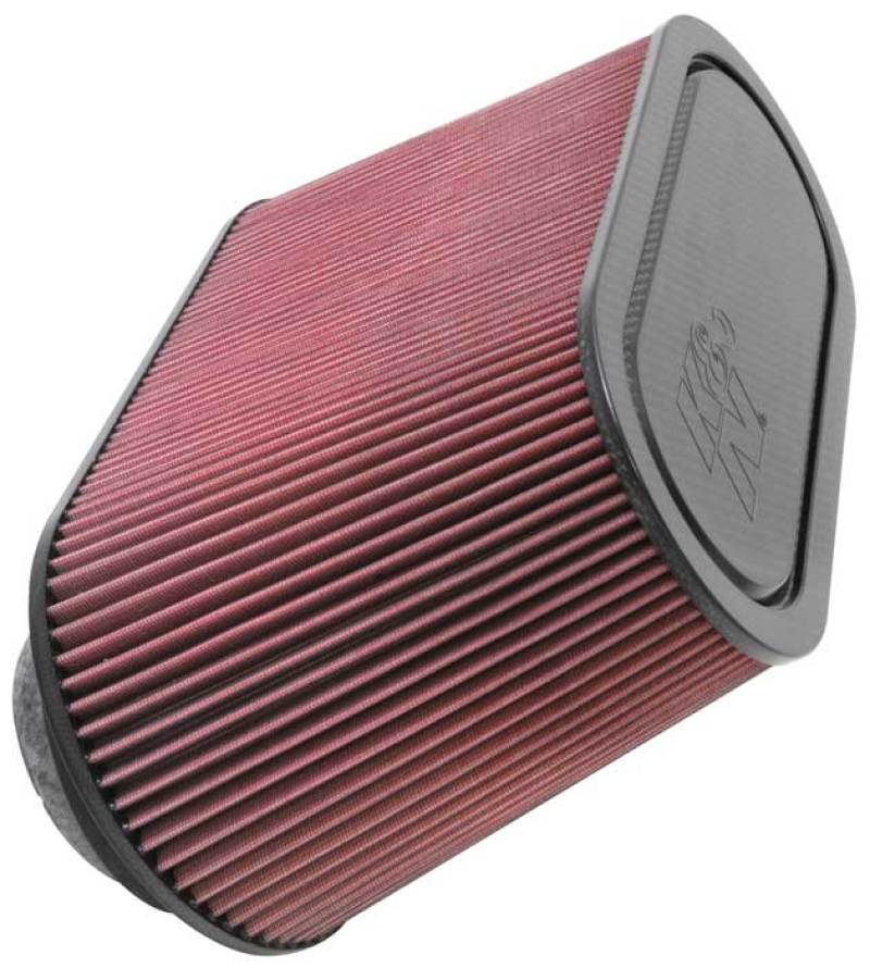 K&N Custom Racing Unique Oval Tapered Filter 17.313in OL B/7.75in OW B/14.625inOL T/6.125inOW T/9in K&N Engineering Air Intake Components