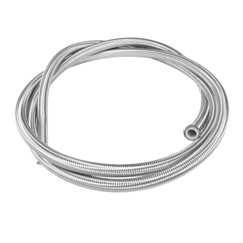 6 AN Pro PTFE Stainless Steel Hose In Pre-Packaged 6 Foot Length RUSSELL Autoparts