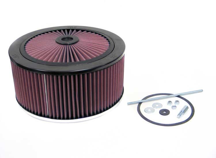 K&N X-Stream Top Assembly 7.313in Flange ID / 11in x 4.5in Custom Assembly K&N Engineering Air Filters - Universal Fit