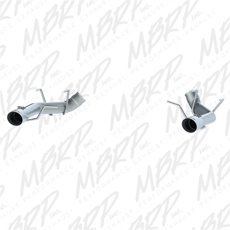 MBRP 2011-2014 Ford Mustang GT 3in Dual Axle Back Muffler Delete - T304 MBRP Axle Back