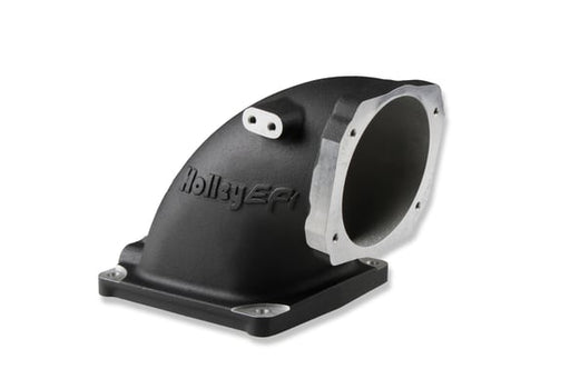 Black Cast Aluminum 4500 EFI Throttle Body Intake Elbow-Ls 300-248BK HOLLEY Autoparts