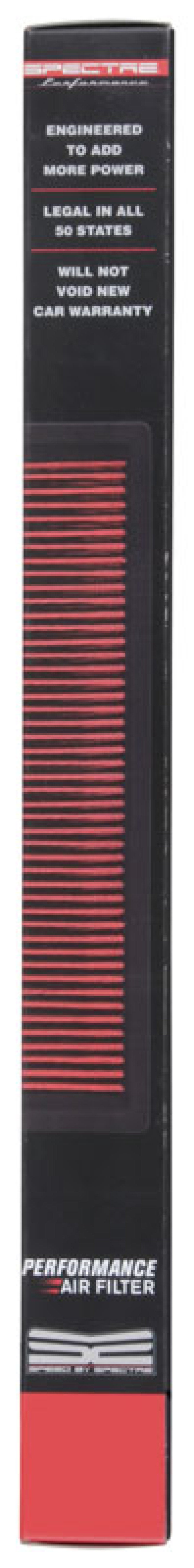 Spectre 2007 Chevy Camaro 3.8L/5.7L V6/V8 F/I Replacement Panel Air Filter Spectre Air Filters - Drop In