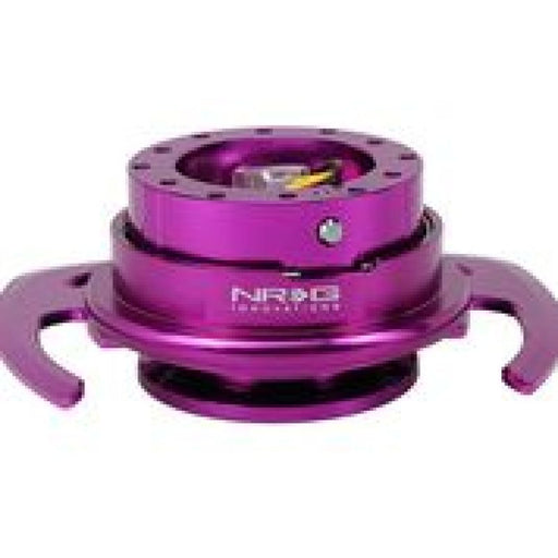 NRG Quick Release Kit Gen 4.0 - Purple Body / Purple Ring w/ Handles NRG Quick Release Adapters
