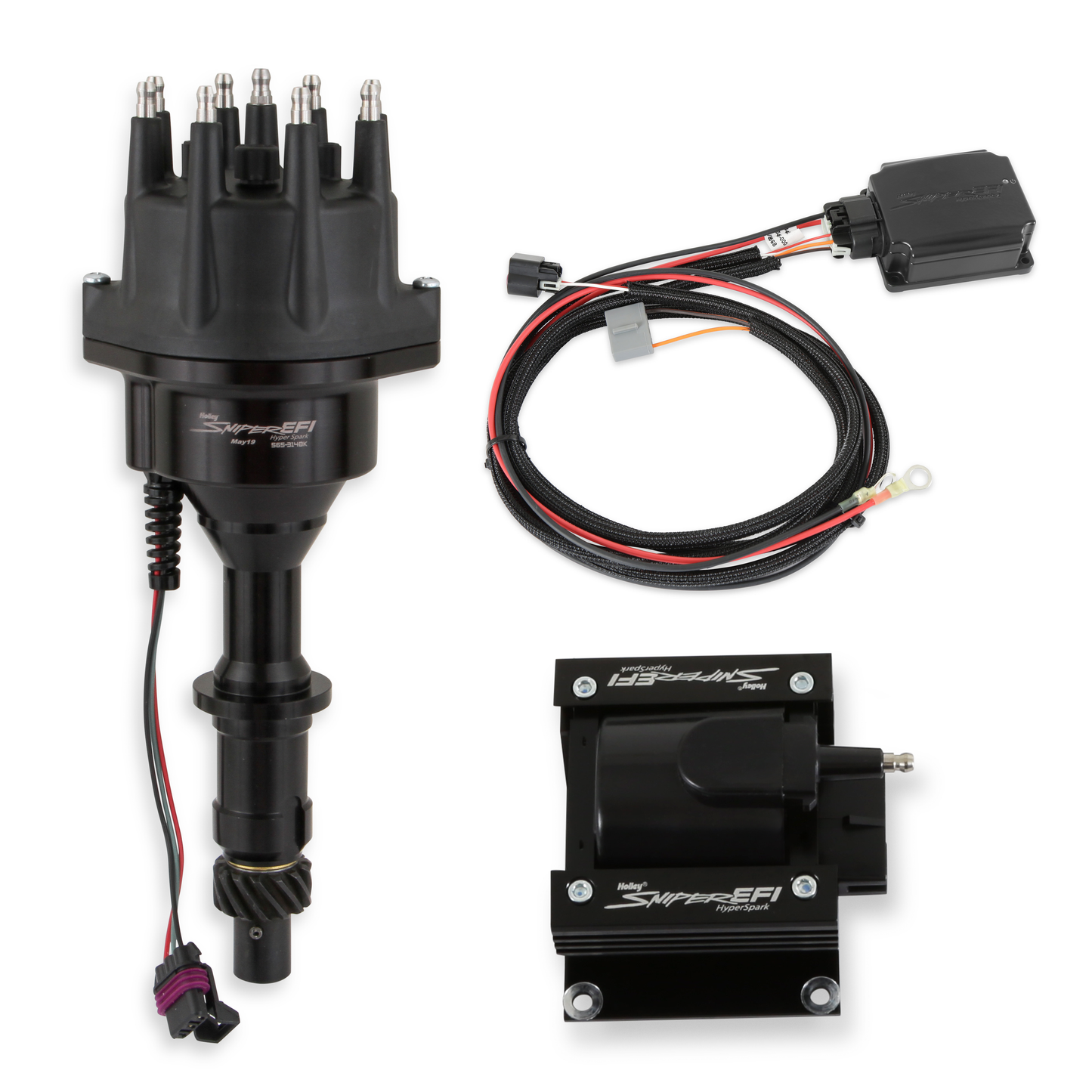 Sniper EFI HyperSpark 2 Ignition System - PONTIAC V8 - Black