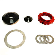 QA1 2.205-8 TPI Coilover Conversion Kit 2.5in ITT Strut - Red Anodized Nut QA1 Coilovers