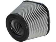 aFe MagnumFLOW Pro DRY S Universal Air Filter 7.13in F x (8.75 x 8.75)in B x 7in T(Inv) x 6.75in H aFe Air Filters - Universal Fit