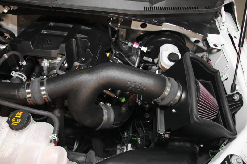 K&N 15-16 Ford F-150 2.7L V6 F/I AirCharger Intake Kit K&N Engineering Cold Air Intakes