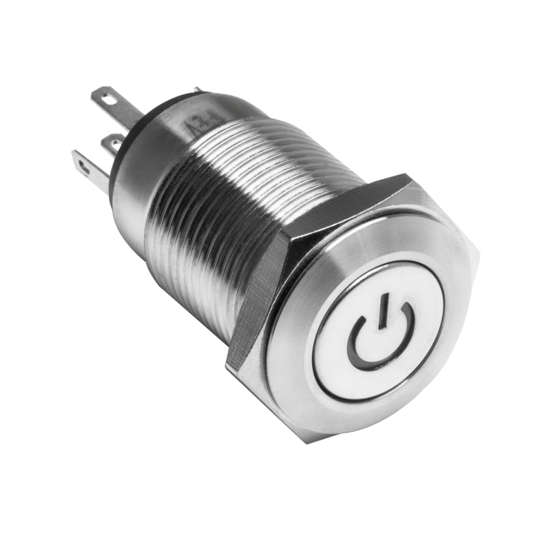 Oracle Pre-Wired Power Symbol On/Off Flush Mount LED Switch - Green ORACLE Lighting Light Accessories and Wiring